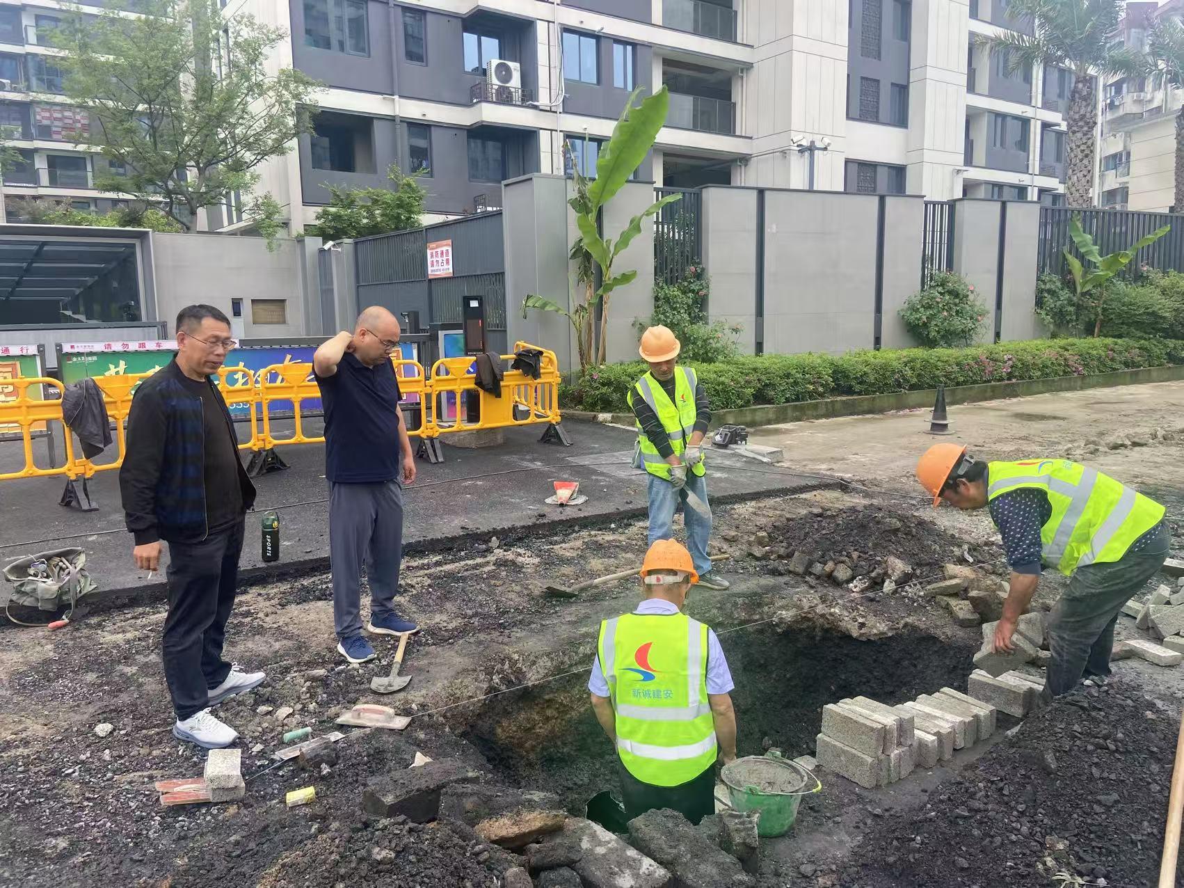 堅守一線保進(jìn)度 嚴(yán)密巡查護安全——城建投公司“五一”期間全力護航工程項目